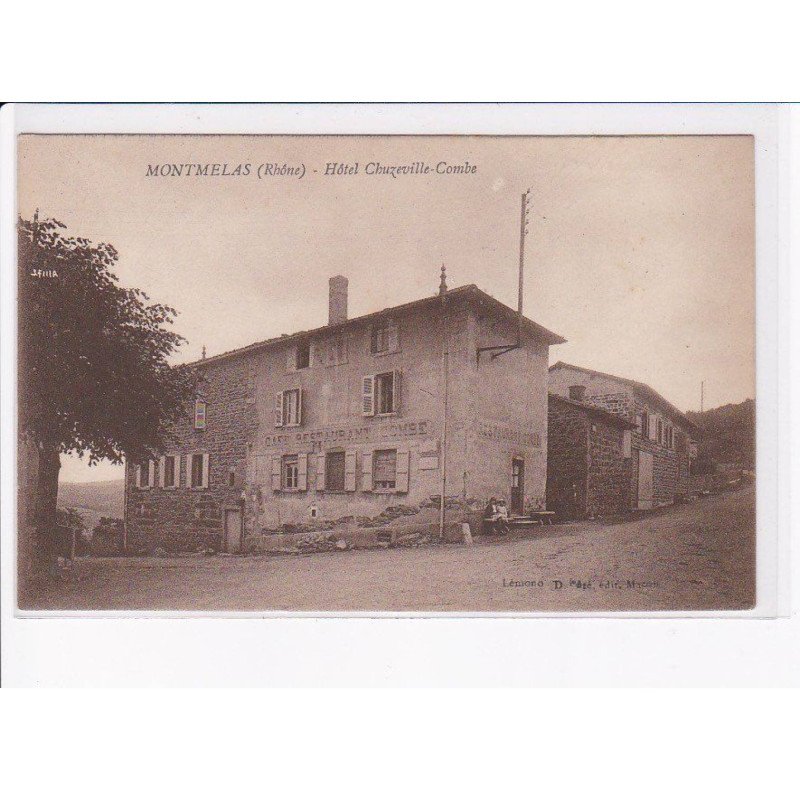 MONTMELAS: hôtel chuzeville-combe - très bon état