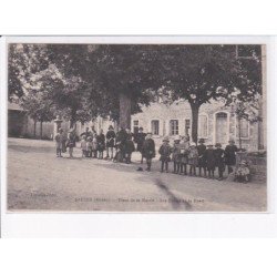 SALLES: place de la mairie, les écoles et la poste - très bon état