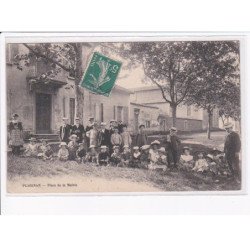 PUSIGNAN: place de la mairie - état
