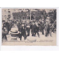 SAINT-GEORGES-de-RENEINS: inauguration du monument emile guyot, 1909 - très bon état