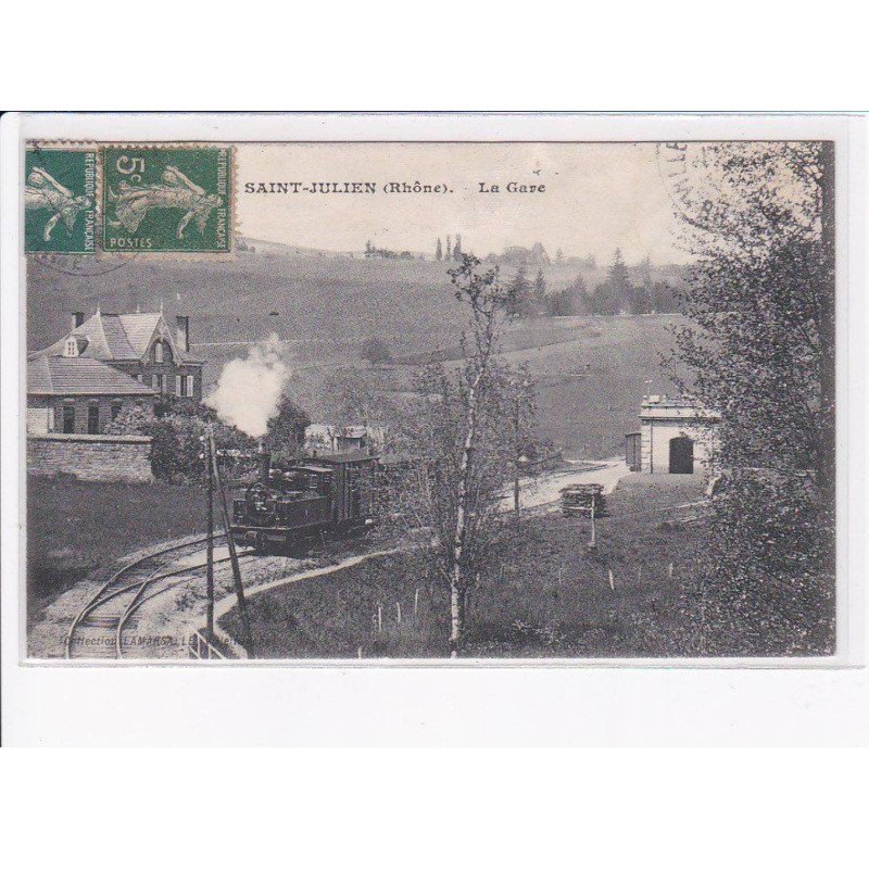 SAINT-JULIEN: la gare - très bon état