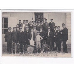 SAINT-GEORGES-de-RENEINS: fête du 21 août 1910, la fanfare - très bon état