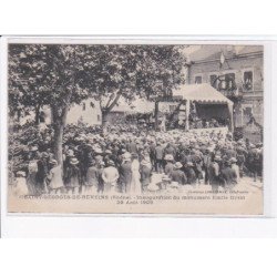 SAINT-GEORGES-de-RENEINS: inauguration du monument emile guyot, 1909 - très bon état