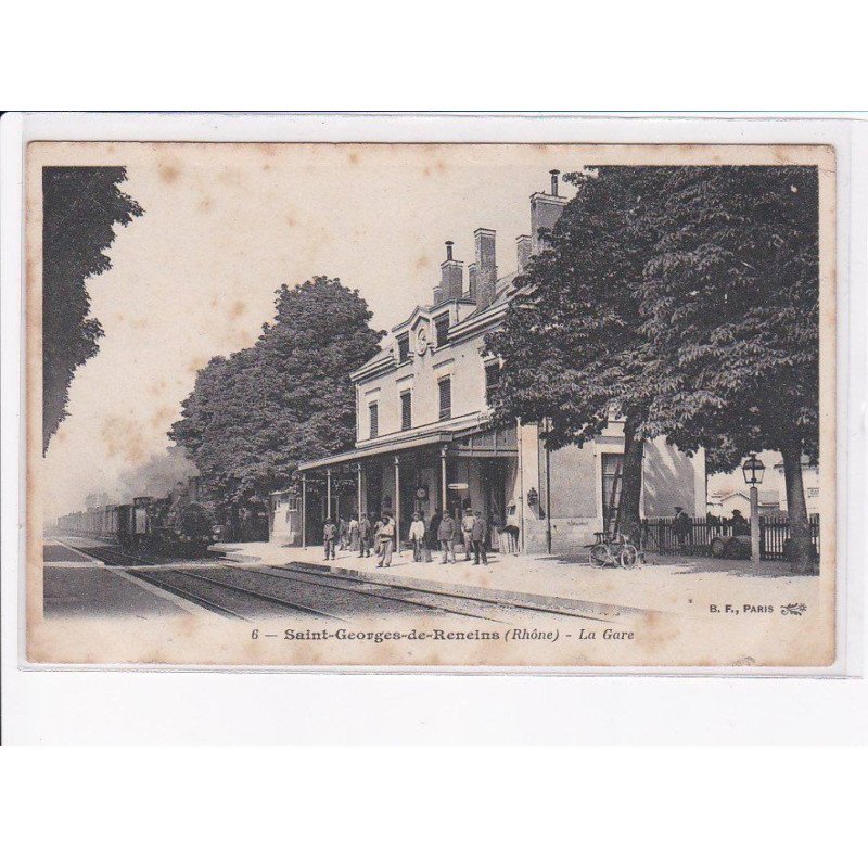 SAINT-GEORGES-de-RENEINS: la gare - état