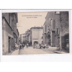 SAINT-SYMPHORIEN-D'OZON: quartier de l'église - très bon état