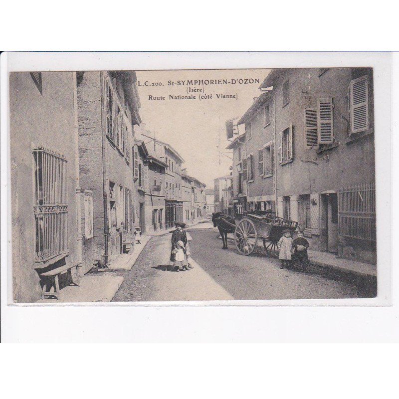 SAINT-SYMPHORIEN-D'OZON: route nationale (côté vienne) - très bon état