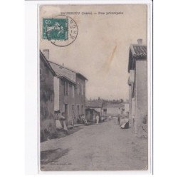 SAUGNIEU: rue principale - état