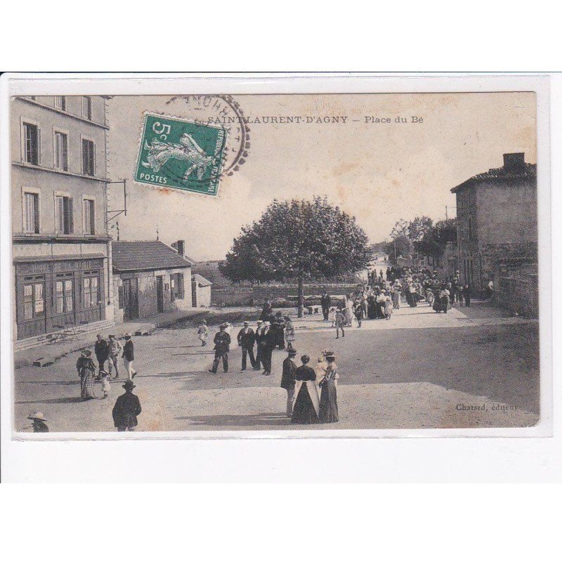 SAINT-LAURENT-D'AGNY: place du bé - état
