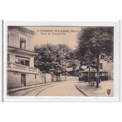 St-RAMBERT-L'ILE-BARBE : place du pont de l'ile (tramway) - tres bon etat