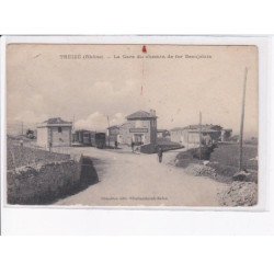 THEIZE: la gare du chemin de fer beaujolais - état