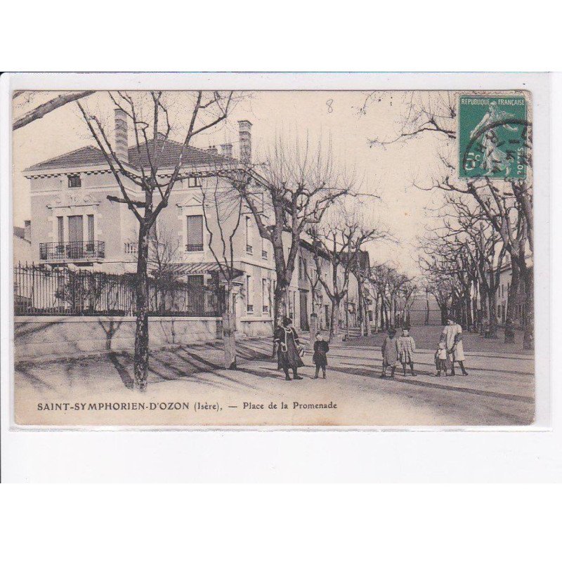 SAINT-SYMPHORIEN-D'OZON: place de la promenade - état