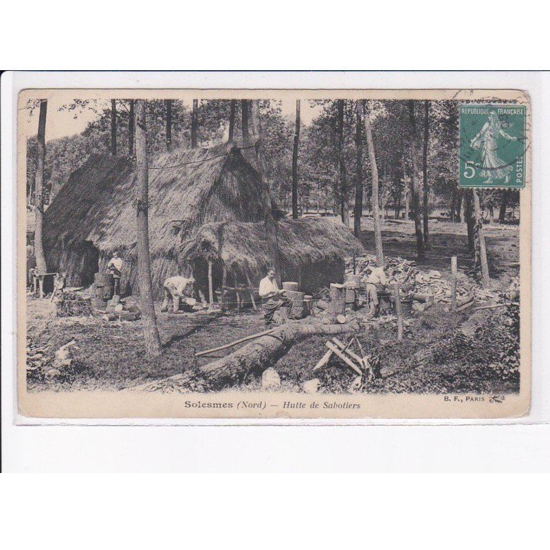 SOLESMES: hutte de sabotiers - état