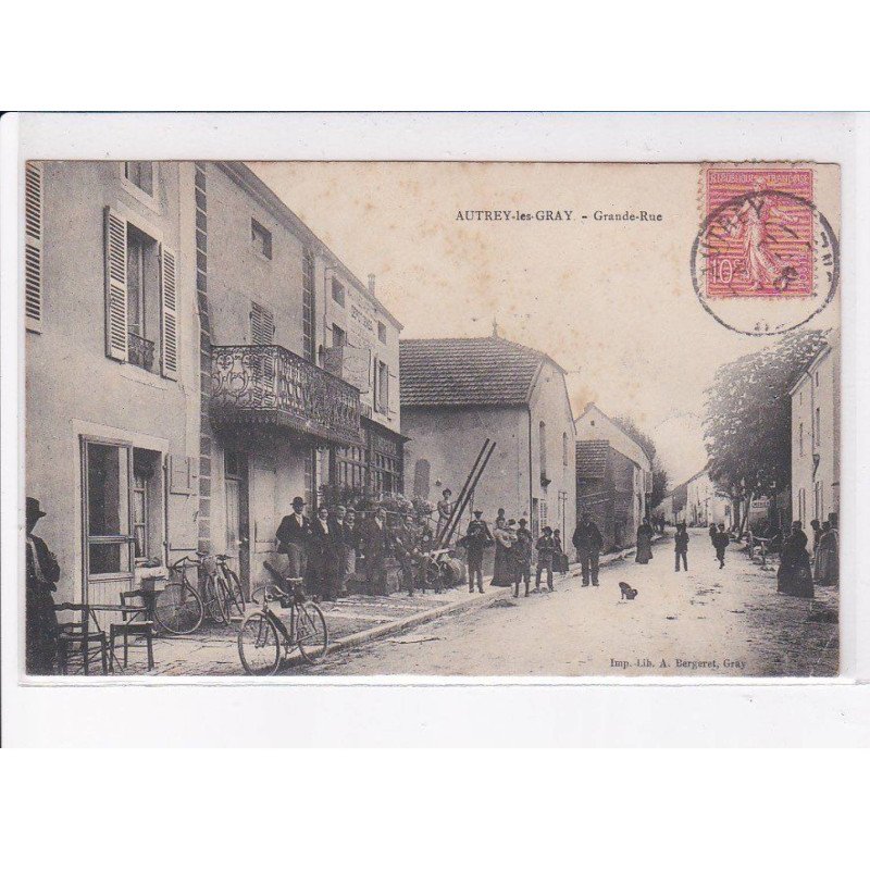 AUTREY-les-GRAY: grande rue - état