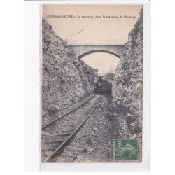 SCEY-sur-SAONE: le tramway dans la tranchée du montoye - très bon état