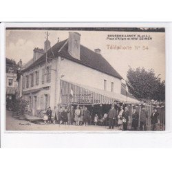 BOURBON-LANCY: place d'aligre et hôtel zeimen - très bon état