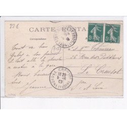 ETANG-sur-ARROUX: hôtel des voyageurs, H. Mourgué - très bon état