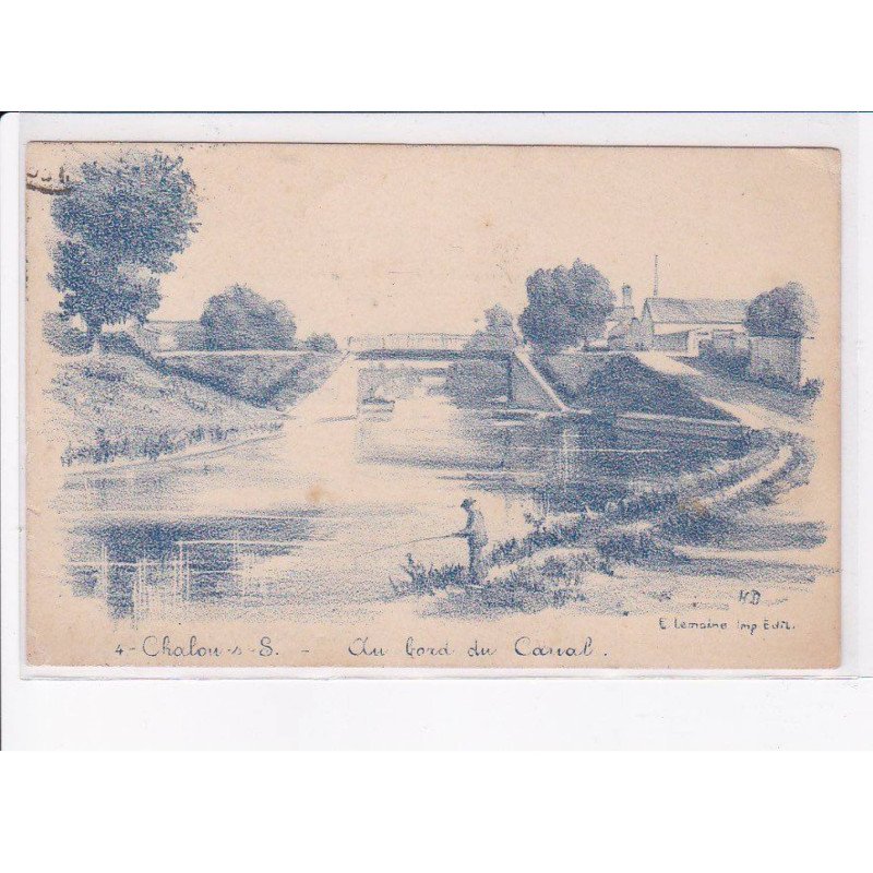 CHALON-sur-SAONE: au bord du canal - très bon état