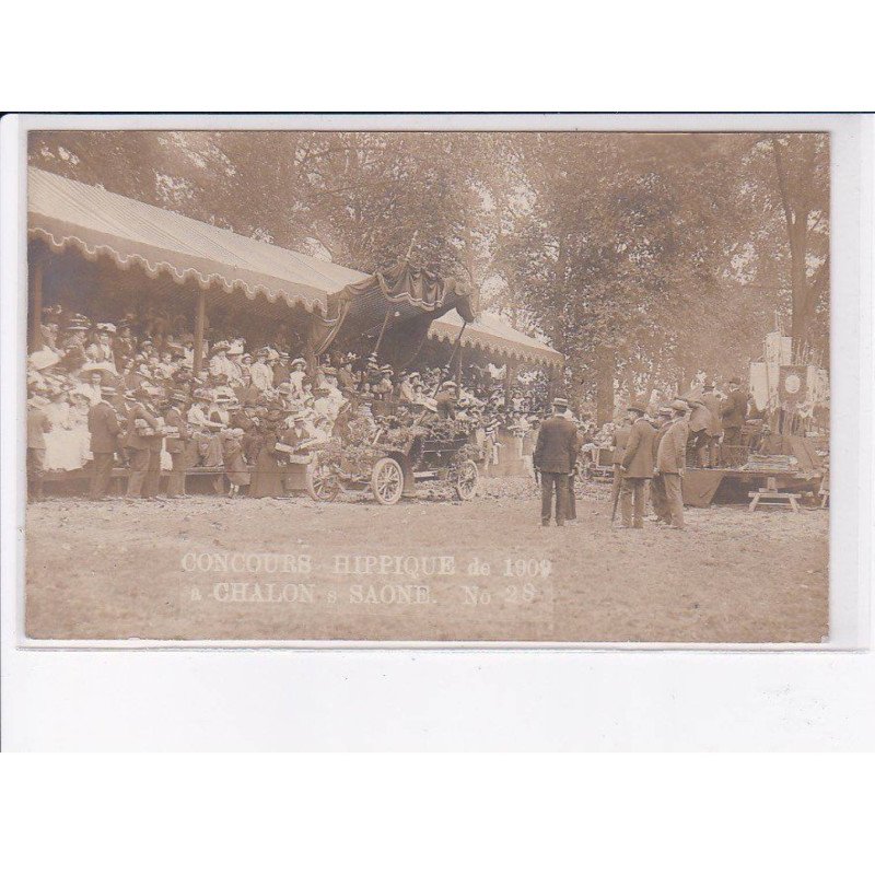 CHALON-sur-SAONE: concours hippique 1909 - très bon état