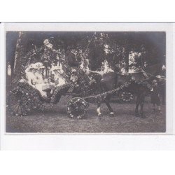 CHALON-sur-SAONE: concours hippique, char fleuri - très bon état