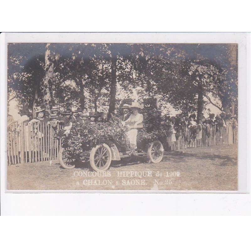CHALON-sur-SAONE: concours hippique 1909 - très bon état