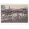 AUTUN: boeufs au labour (champ chevras) - très bon état