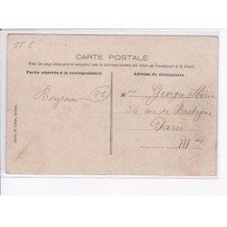 AUTUN: boeufs au labour (champ chevras) - très bon état