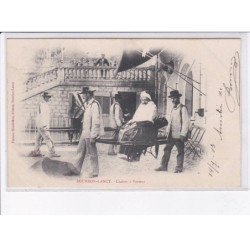 BOURBON-LANCY: chaises à porteur - très bon état