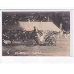 CHALON-sur-SAONE: bataille de fleurs 1912, char fleuri - très bon état