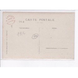 CHALON-sur-SAONE: bataille de fleurs 1912, char fleuri - très bon état