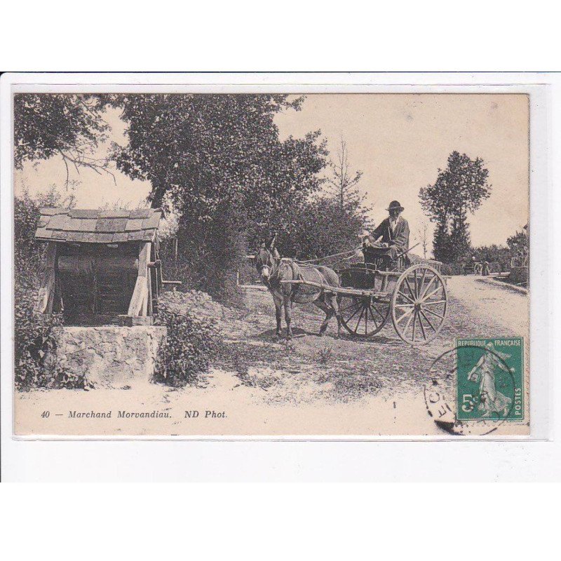 SAONE ET LOIRE: marchand morvandiau - très bon état