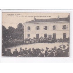 LA CLAYETTE: réception du ministre des colonies en gare - très bon état