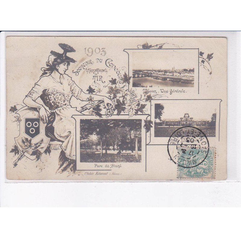 MACON: souvenir du concours international de tir - très bon état