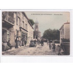 SAINT-MAURICE-de-SATHONAY: grande-rue - état