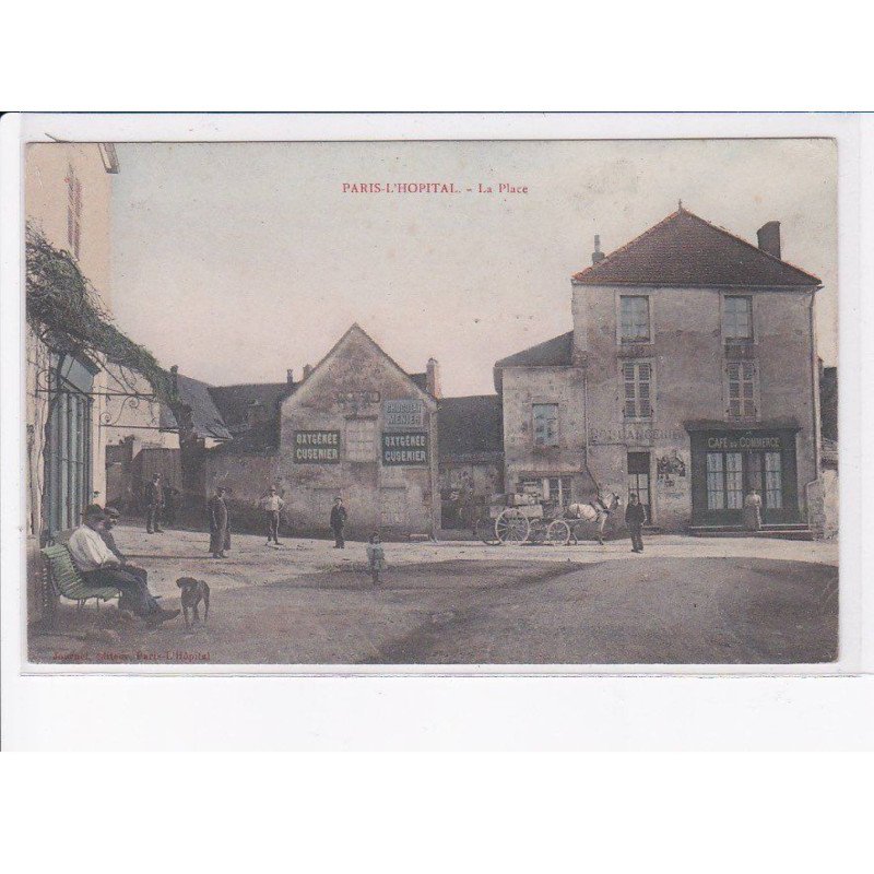 PARIS-L'HOPITAL: la place - très bon état