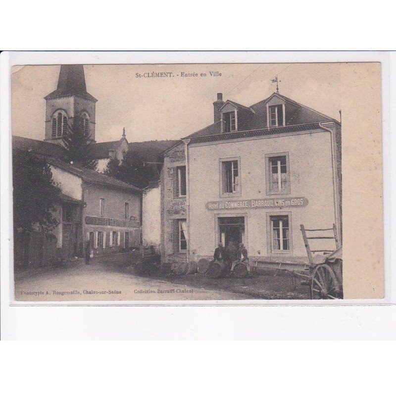 SAINT-CLEMENT: entrée en ville - très bon état