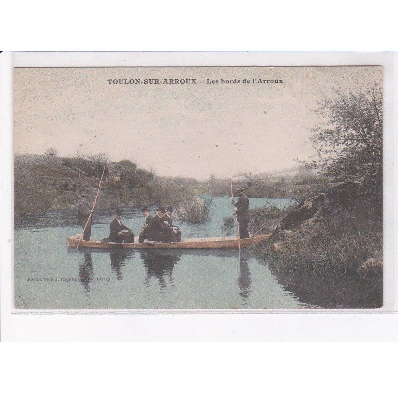 TOULON-sur-ARROUX: les bords de l'arroux - très bon état