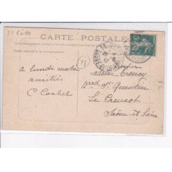 TOULON-sur-ARROUX: avenue de la gare - état