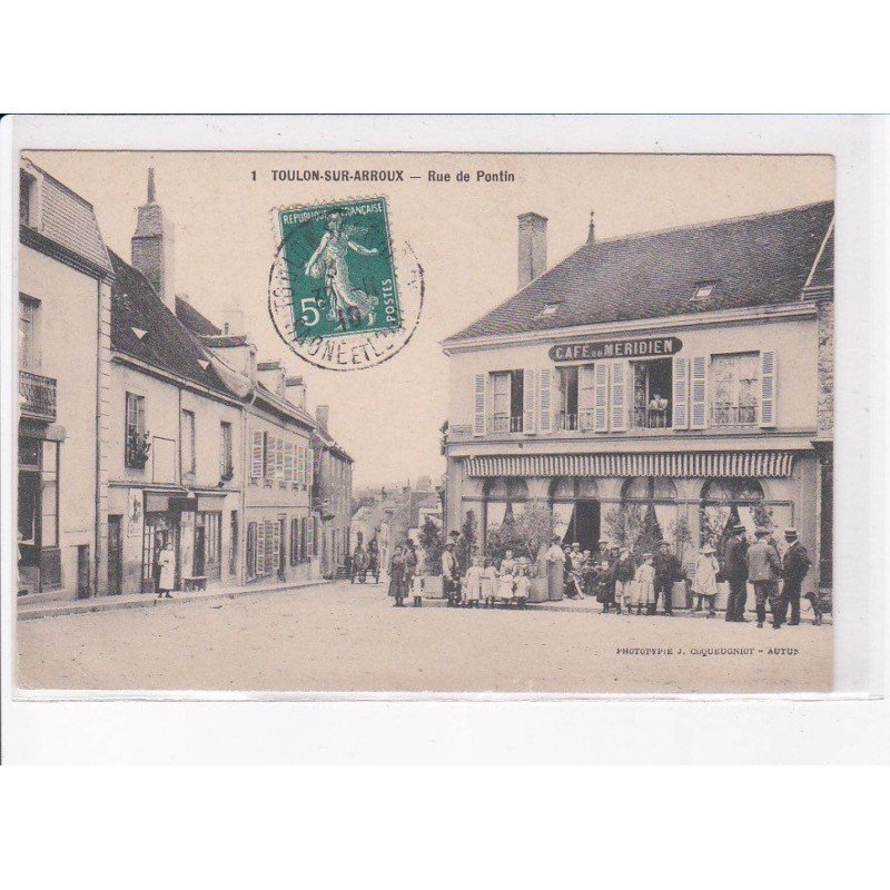 TOULON-sur-ARROUX: rue de pontin - très bon état