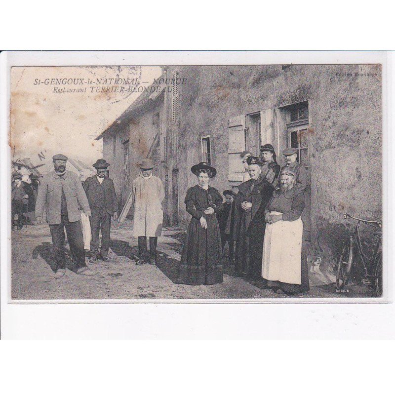 SAINT-GENOUX-le-NATIONAL - NOURUE: restaurant terrier-blondeau, femme à barbe - état
