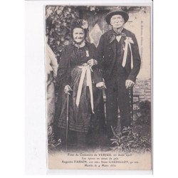 VERJUS: fêtes du centenaire Farion 100 ans et Gaudillot 90 ans, 1832 - très bon état