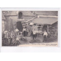 CHEMIRE-en-CHARNIE: charronage et forge, machines agricoles, julien-coutelle - très bon état