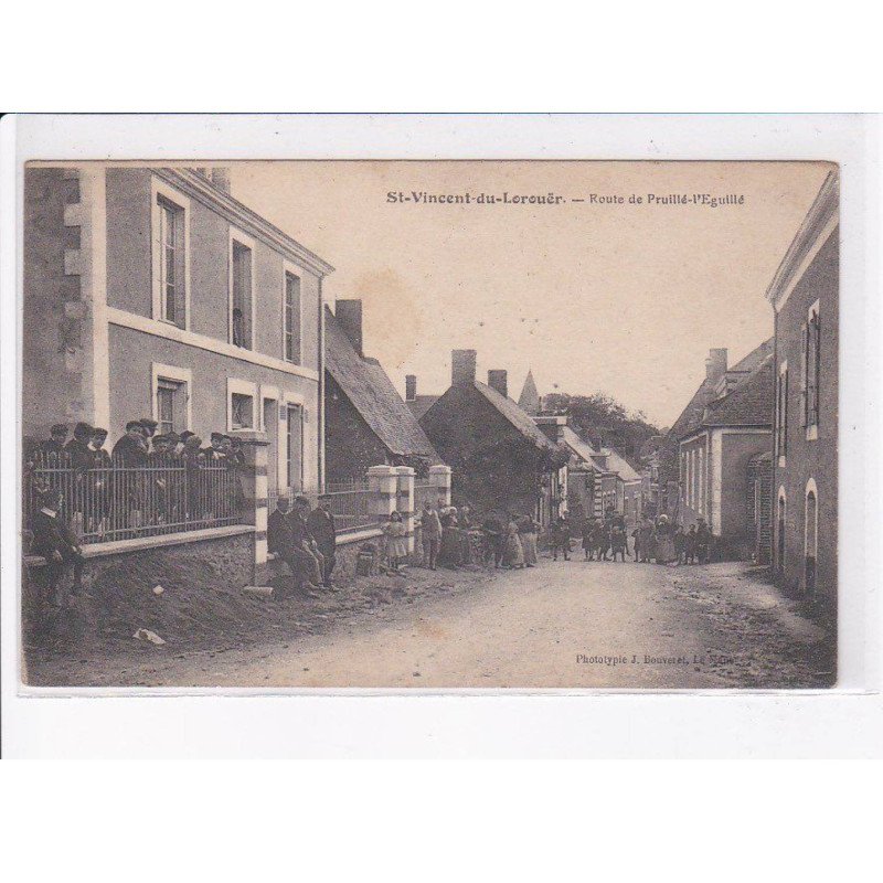 SAINT-VINCENT-du-LOROUER: route de pruillé-l'eguillé - très bon état