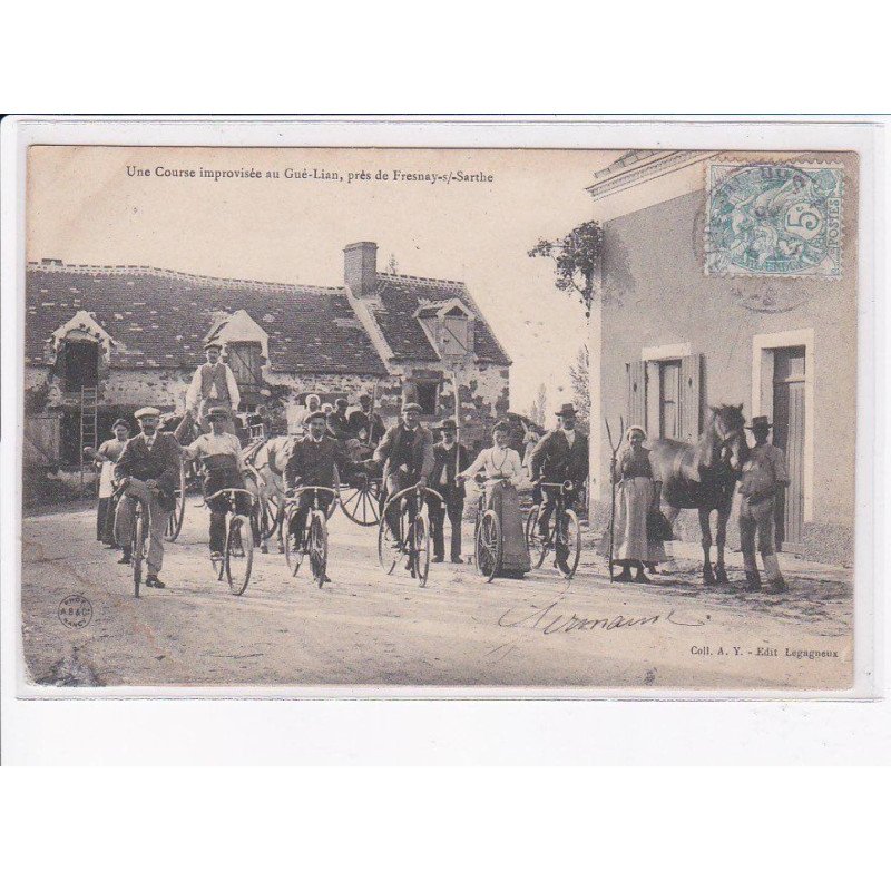GUE-LIAN: une course improvisée, cyclisme - état