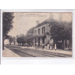 CIRY-SERMOISE: la gare, ligne de soissons à reims - état