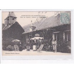 NEUFCHATEL-en-SAOSNOIS: villa des lauriers, résidence de thérésa - très bon état