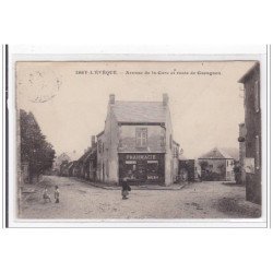 ISSY-L'EVEQUE : avenue de la gare et route de gueugnon - tres bon etat