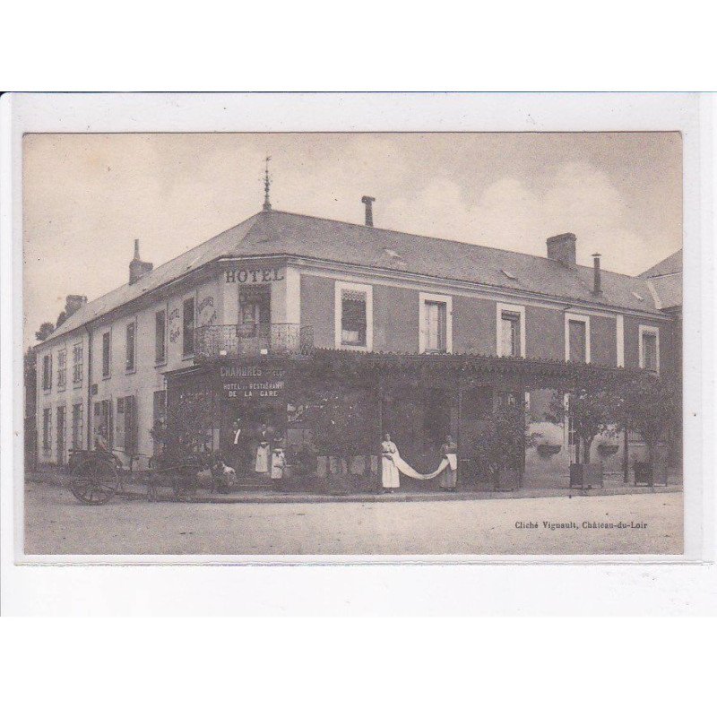 CHATEAU DU LOIR: hôtel et restaurant de la gare - très bon état