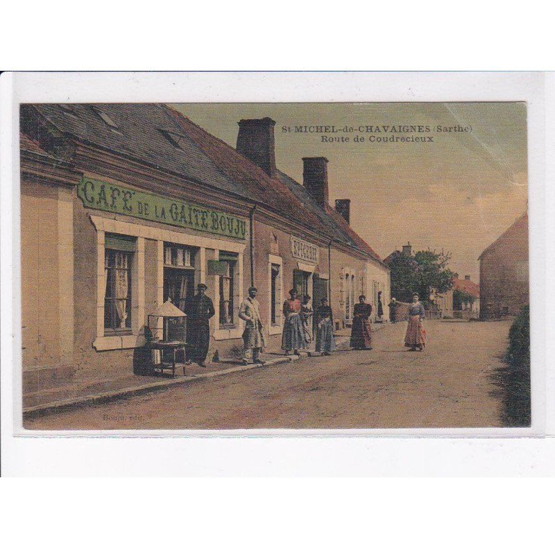 SAINT-MICHEL-de-CHAVAIGNES: route de coudrecieux - état