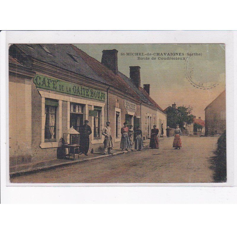 SAINT-MICHEL-de-CHAVAIGNES: route de coudrecieux - état