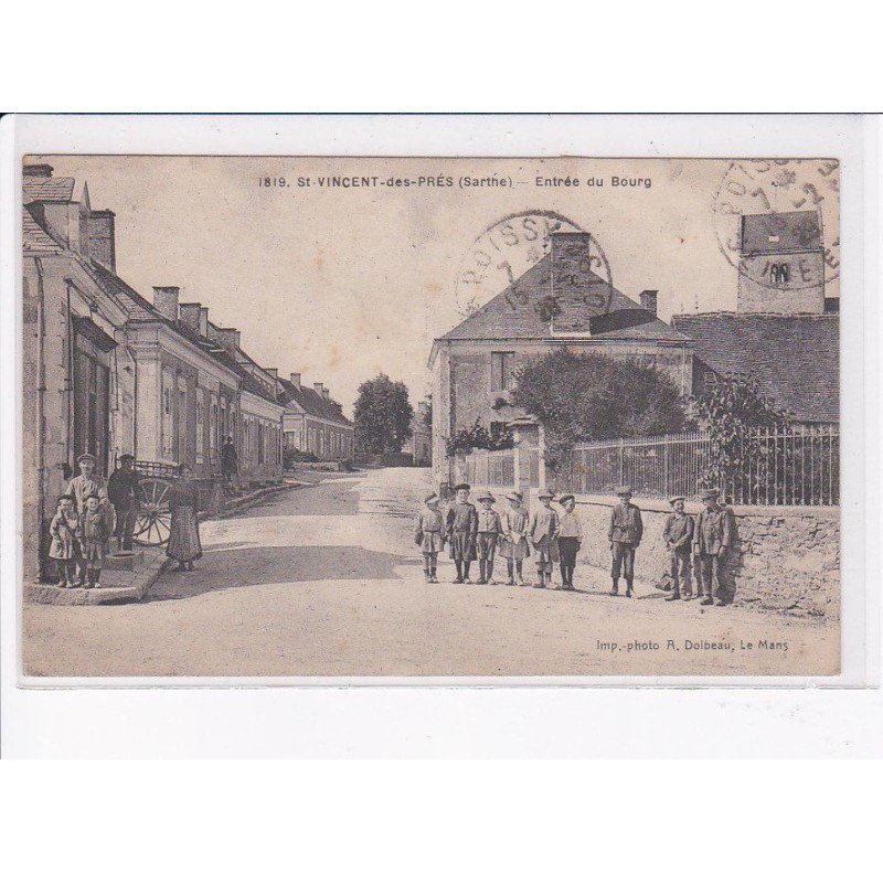 SAINT-VINCENT-des-PRES: entrée du bourg - état